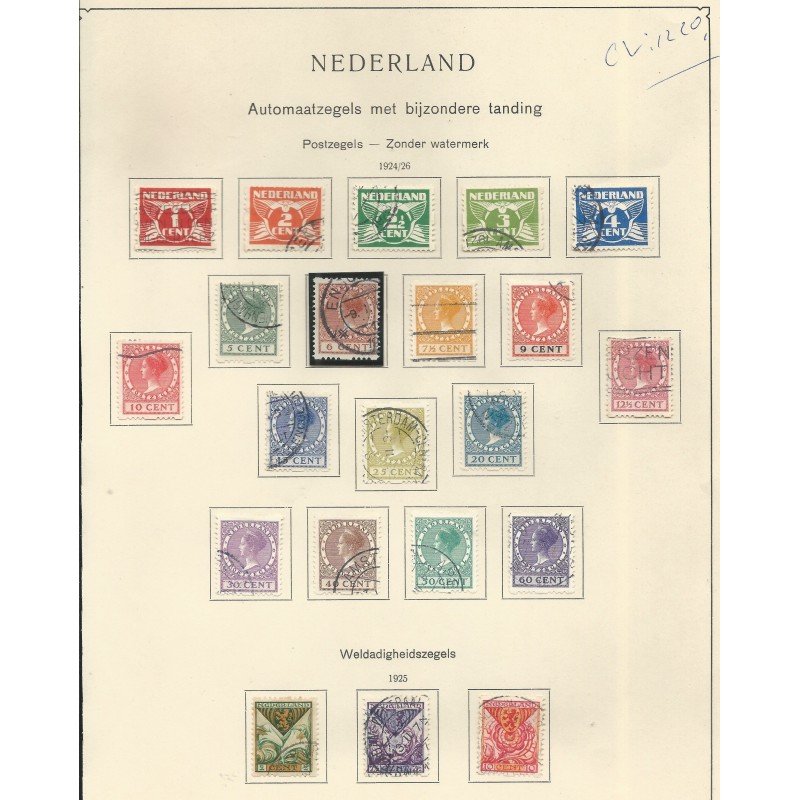 Nederland R1-101 (ecl R32)  Roltandingen  VFU/gebr  CV 1220 €