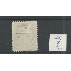 Netherlands 46C  Wilhelmina  1Gld VFU/used  CV 80 €