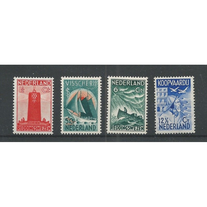 Nederland 257-260 Zeemanszegels MNH/postfris  CV 152  €