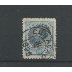 Curaçao 11F Willem III  VFU/used CV 135 €