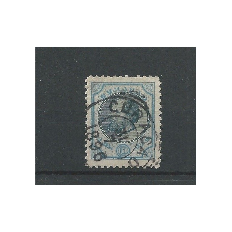 Curaçao 11F Willem III  VFU/used CV 135 €