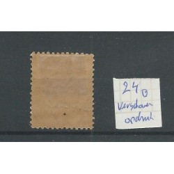 Curaçao 24 Provisional stamp  shifted overprint VFU/used CV 15++ €