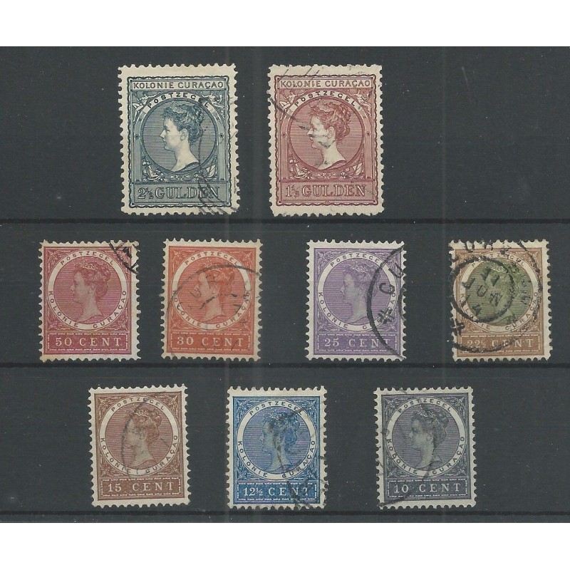 Curaçao 35-43 Wilhelmina VFU/used CV 165 €