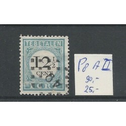 Netherlands  P8A-II Postage due with numeral dot cancel 49 VFU/used CV 115 € EXTREMELY FINE !!