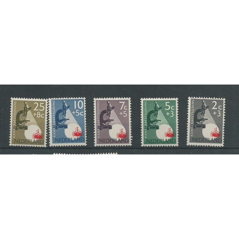 Nederland 661-665 Kankerbestrijding  MNH/postfris  CV 13,5 €
