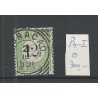Curaçao P4-I  Postage due 1889   VFU/used  CV 300 € EXTREMELY FINE !!