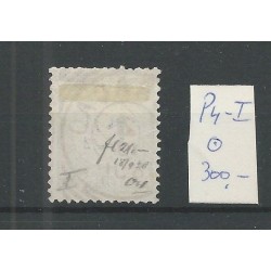 Curaçao P4-I  Postage due 1889   VFU/used  CV 300 € EXTREMELY FINE !!