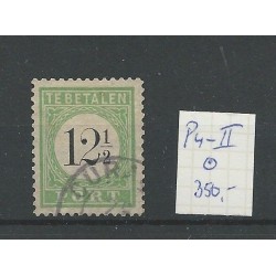 Curaçao P4-II  Postage due 1889   VFU/used  CV 350 € EXTREMELY FINE !!