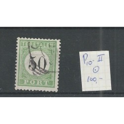Curaçao P10-II  Postage due 1889   VFU/used  CV 100 € EXTREMELY FINE !!