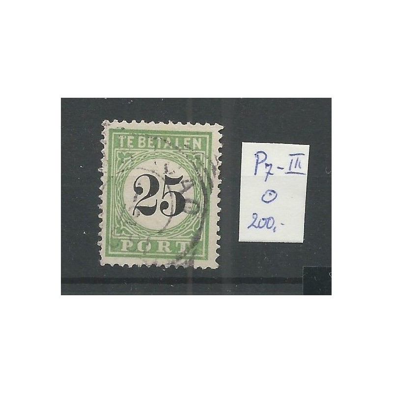 Curaçao P7-III  Postage due 1889   VFU/used  CV 200 €