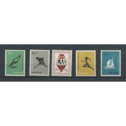 Netherlands 676-680 Olympische spelen MNH  CV 10 €