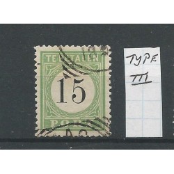 Curaçao P5-III  Postage due 1889 VFU/used  CV 30 €