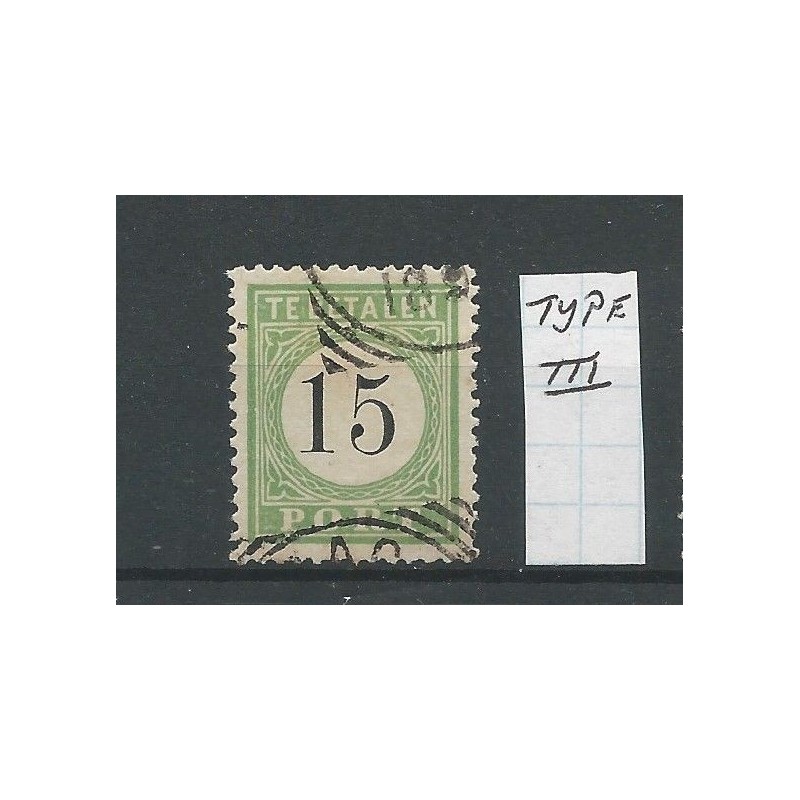 Curaçao P5-III  Postage due 1889 VFU/used  CV 30 €