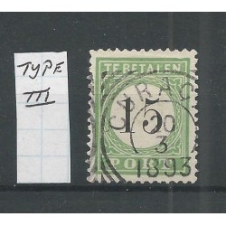 Curaçao P5-III  Postage due 1889 VFU/used  CV 30 €