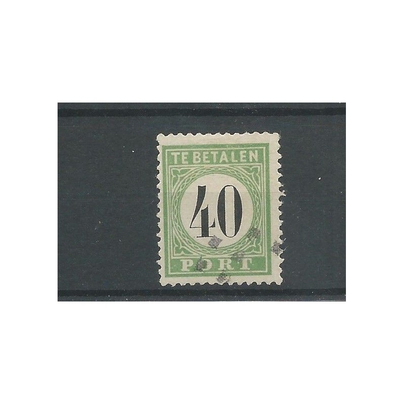 Curaçao P9-III "stomp numeral dot cancel" Postage due 1889 VFU/used  CV 15+  €