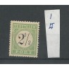 Curaçao P1-II Postage due 1889 MH/unused  CV 10  €