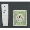 Curaçao P1-II Postage due 1889 MH/unused  CV 10  €