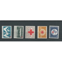 Netherlands 693-699 Red Cross 1957  MNH  CV 7 €