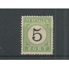 Curaçao P2fb "Open frame" Postage due 1889 MH/unused  CV 125  €