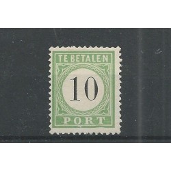 Curaçao P3-I  Postage due 1889 MH/unused  CV 55  €