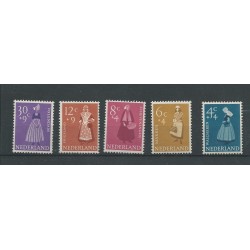 Netherlands 707-711 Summer  1958  MNH  CV 19 €