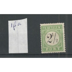 Curaçao P1fa "Punt-port" Postage due 1889 MH/unused  CV 50  €