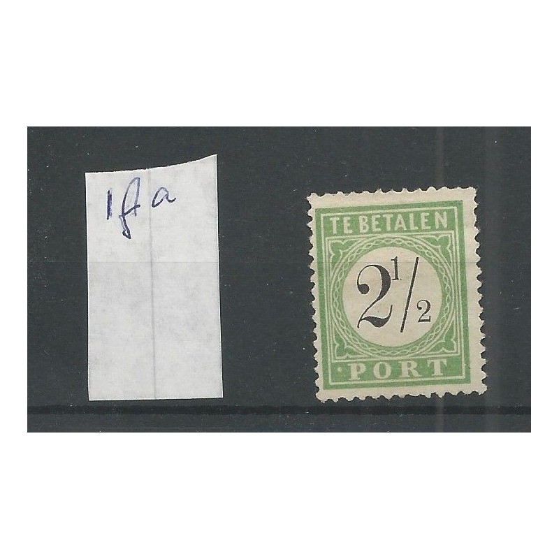 Curaçao P1fa "Punt-port" Postage due 1889 MH/unused  CV 50  €