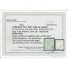 Curaçao P6fb "Open-frame" Postage due 1889 MH/unused  CV 300  € Certificate Vleeming