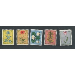 Netherlands 738-742 Zomer1960 MNH  CV 14 €