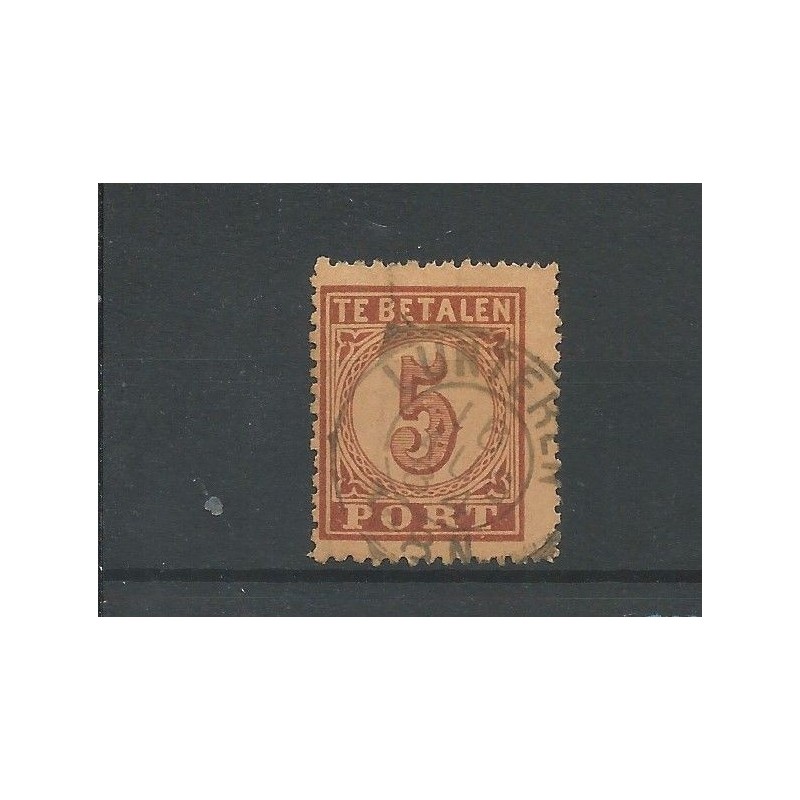 Nederland P1 Port 1870 met "LUNTEREN 1884"   CV 30+  €