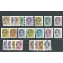Netherlands 1237-1252, 1238A-1251A  Juliana   MNH  CV 66 €