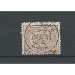Netherlands 13 with "KAMPEN 1874" franco-takje  VFU/used  CV 28+  €