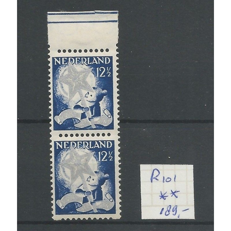 Netherlands R101 Pair Child Welfare 1933  MNH  CV 189 €