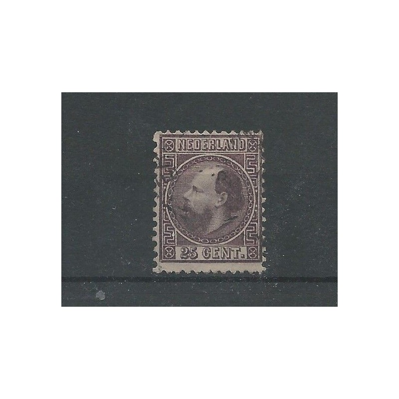 Nederland 11-II Willem III 1867  VFU/gebr  CV 125 €