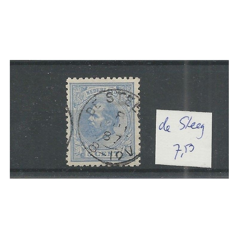 Nederland 19 met "DE STEEG 1887" VFU/gebr  CV 7,5 €