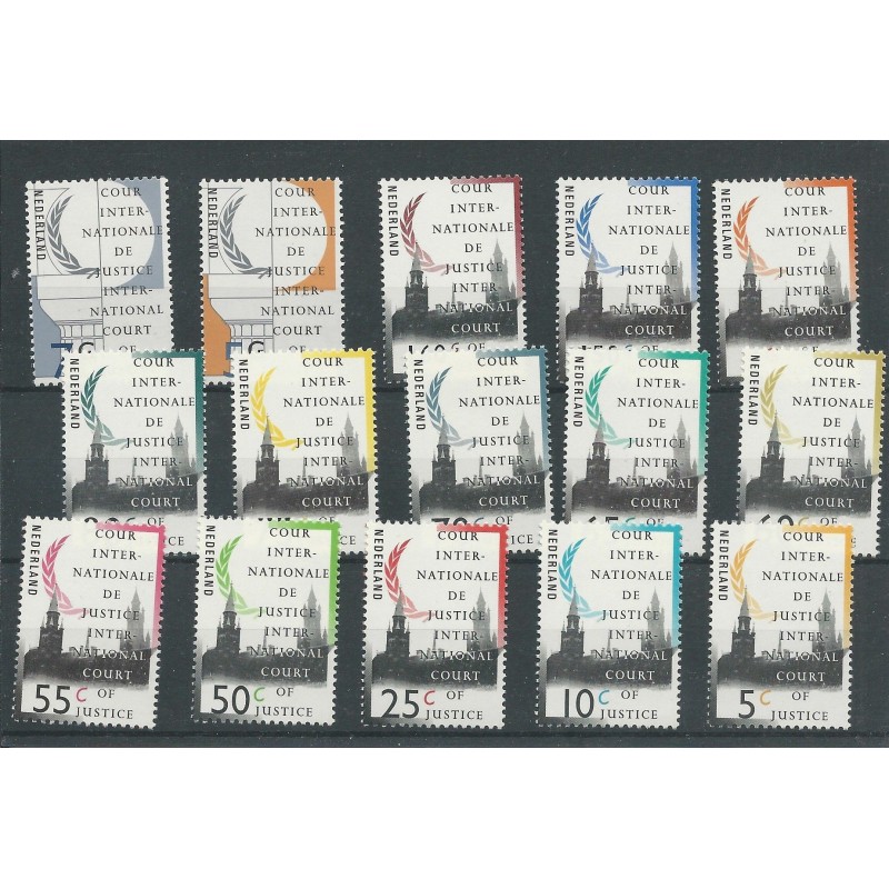 Nederland D44-48 DIENST 1989  MNH/postfris   CV 17 €