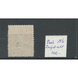 Netherlands 8-II with numeral dot cancel 156  VFU/used  CV 100 €