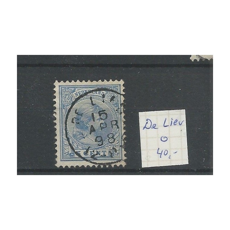 Nederland 35 met "DE LIER 1898"  kleinrond VFU/gebr  CV 40+ €