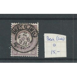 Netherlands 33 with "BEEK (LIMB) 1898"  small round cancel VFU/used  CV 15 €