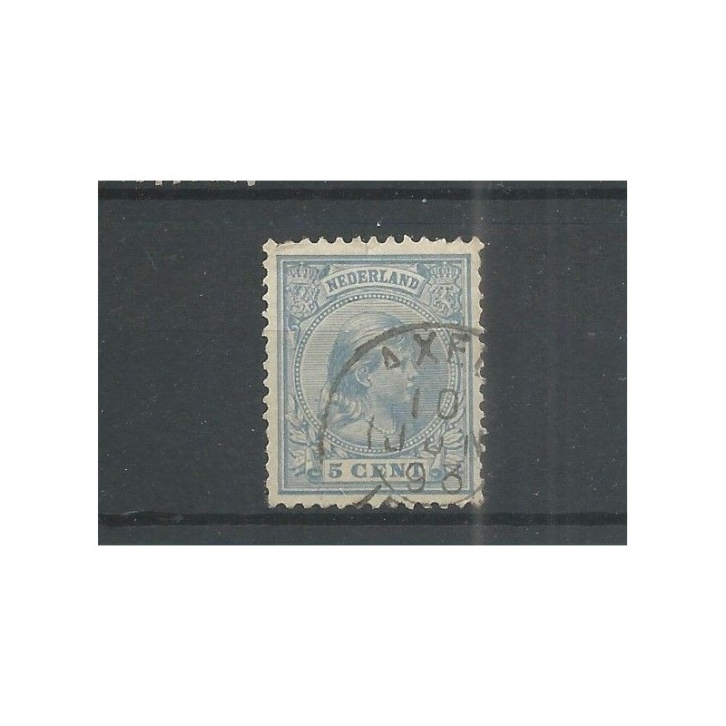 Nederland 35 met "AXEL 1893" kleinrond VFU/gebr  CV 15 €