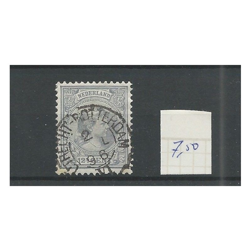Netherlands 38 with "UTRECHT-ROTERDAM VI  1896" VFU/used CV 9 €