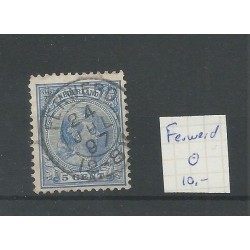 Netherlands 35 with "FERWERD 1897" VFU/used CV 10+ €