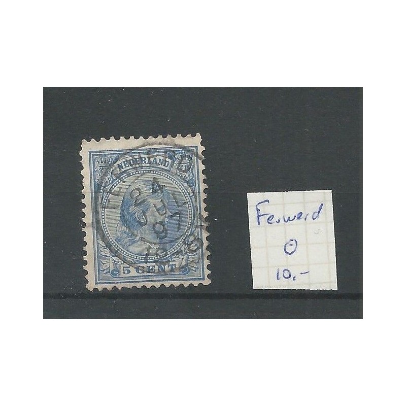Nederland 35 met "FERWERD 1897" VFU/gebr CV 10+ €