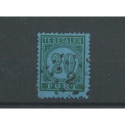 Dutch East Indies  P4D numeral dot cancel 4  VFU/ongebr   CV 55 €