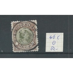 Nederland 46c met "AMSTERDAM 1897" grootrond VFU/gebr CV 80 €