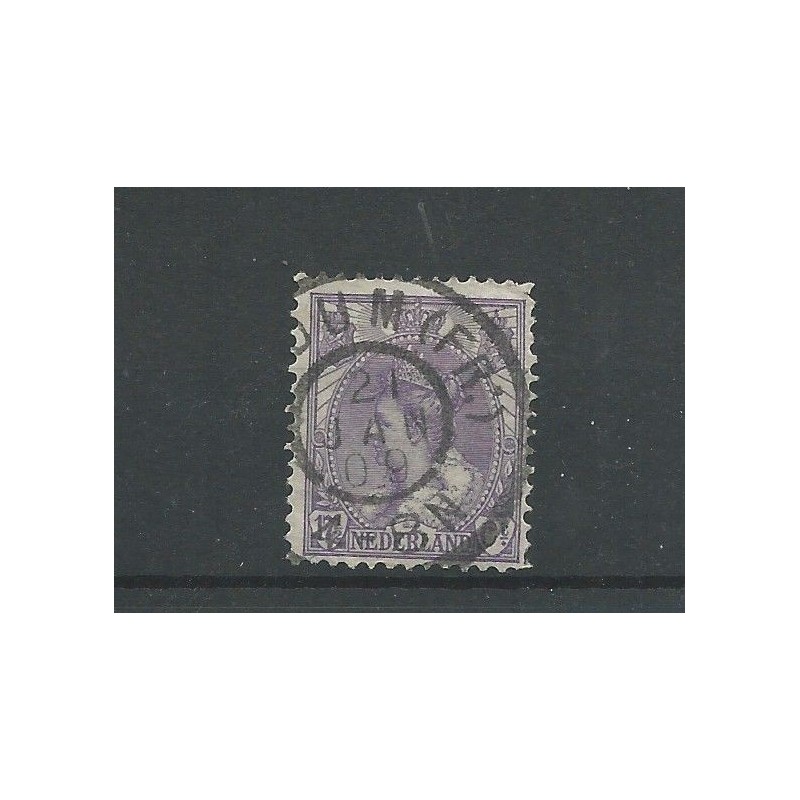 Netherlands 66 with "WINSUM (FR:) 1909" large round cancel VFU/used CV 20+ €