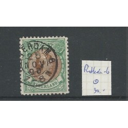 Nederland 45 met "ROTTERDAM 6  1896" kleinrond VFU/gebr CV 50 €