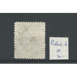 Nederland 45 met "ROTTERDAM 6  1896" kleinrond VFU/gebr CV 50 €