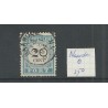 Netherlands P10D-III "NAARDEN 1894" small round cancel  CV 10+ €