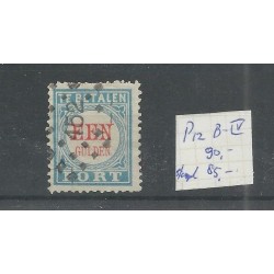 Netherlands P12 B-IV  with numeral dot cancel 152   CV 175 €